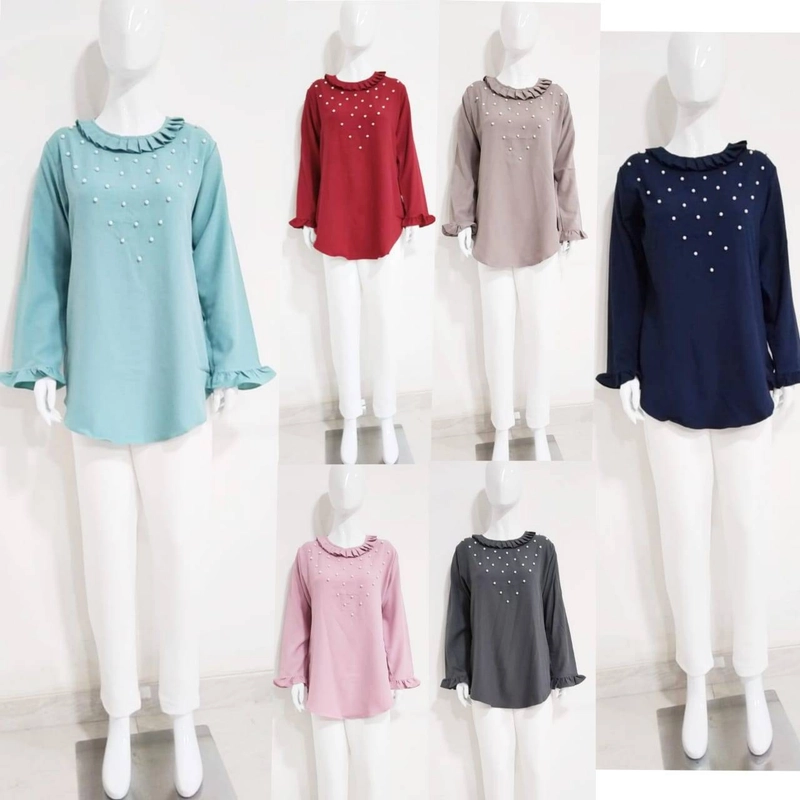Product image Giat Makmur - Blouse Mutiara (Merah, All Size , Pcs)