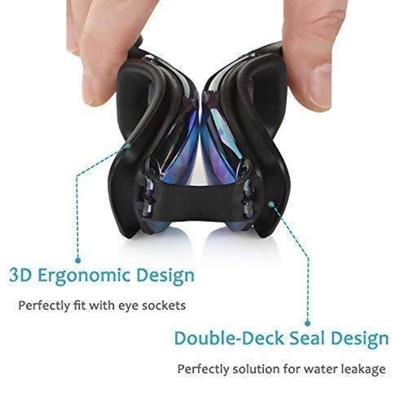 Product image Girik - Swimming Goggles For Adults Black