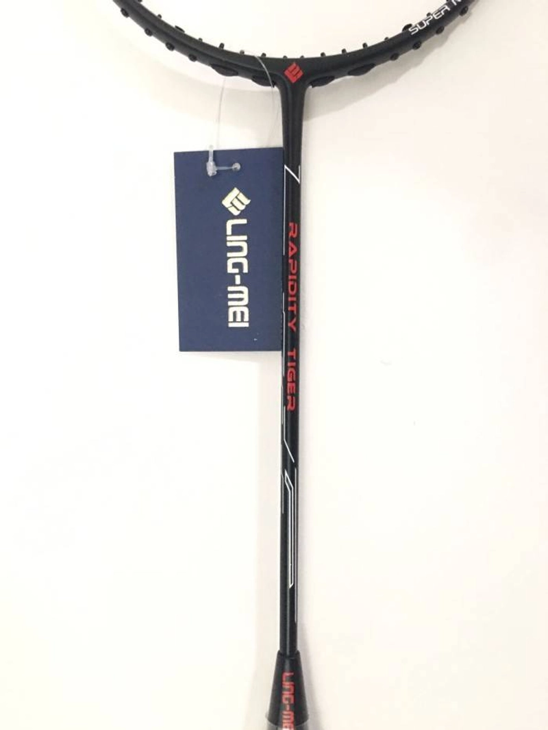 Product image Girik - Lingmei Rapidity Tiger Racket Badminton Original LBS 30 Free String 675 mm Black