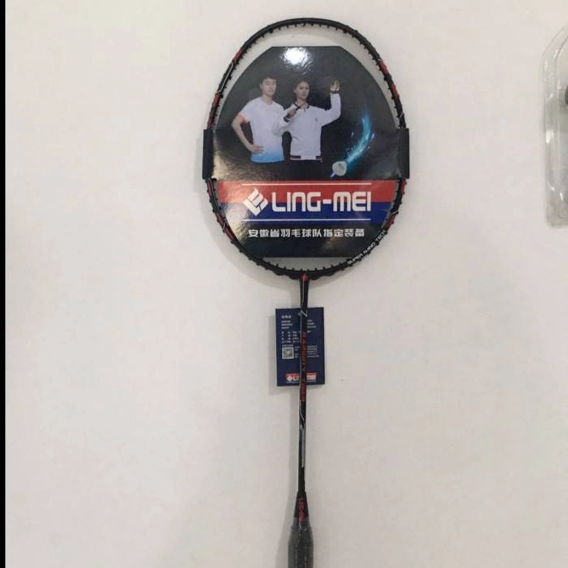 Product image Girik - Lingmei Rapidity Tiger Racket Badminton Original LBS 30 Free String 675 mm Black
