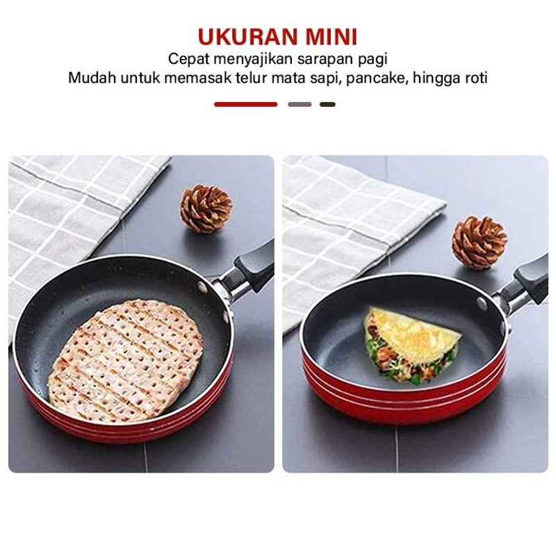 Product image GM Bear Teflon Mini 16cm 1072 - Fry Pan Penggorengan Mini