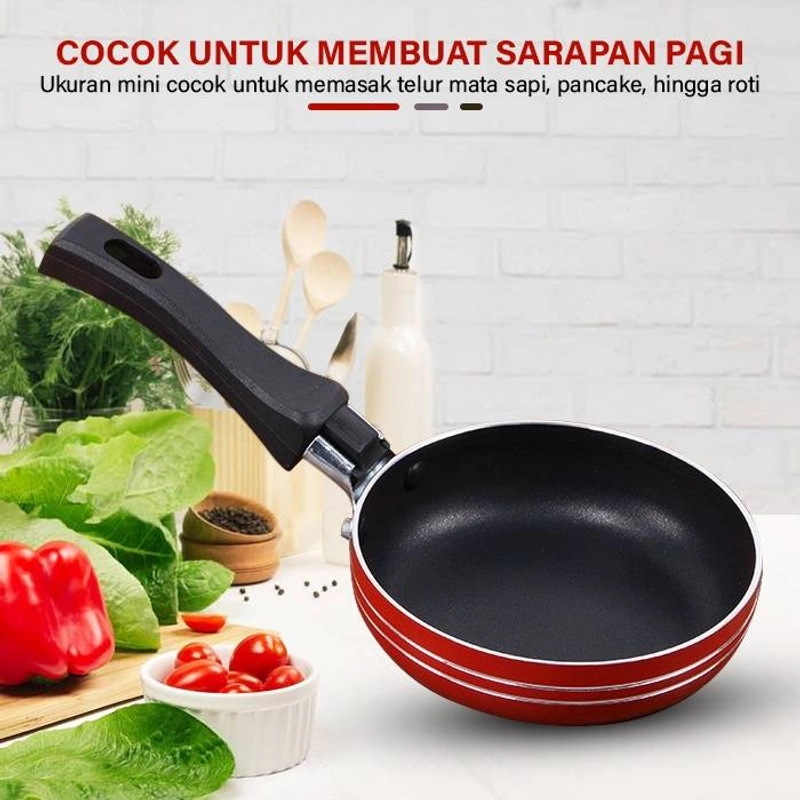 Product image GM Bear Teflon Mini 16cm 1072 - Fry Pan Penggorengan Mini