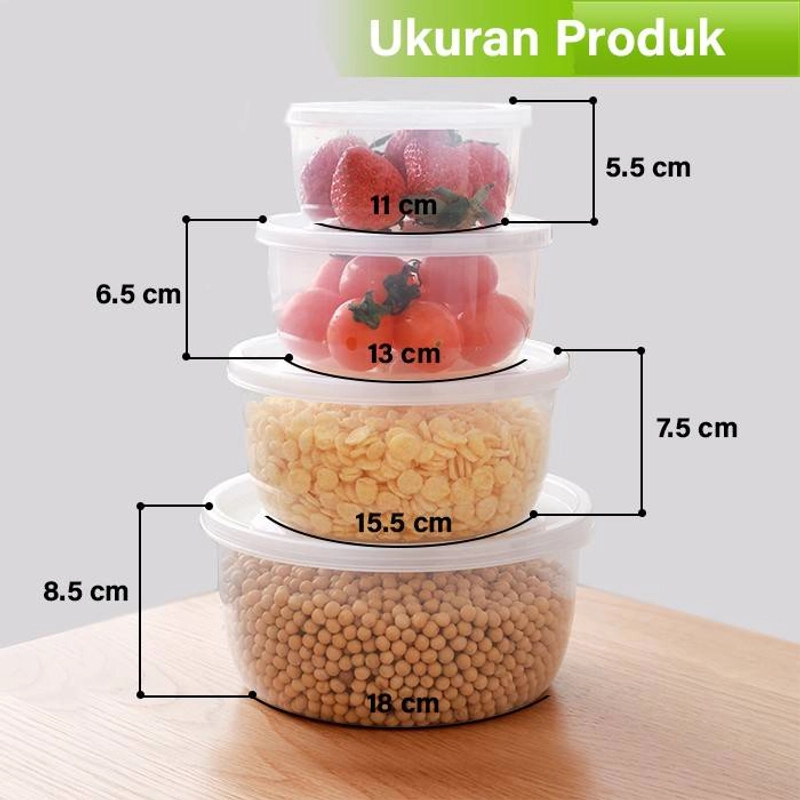 Product image GM Bear Set Kotak Makan 1236-Lunch Storage Food Container Box Set