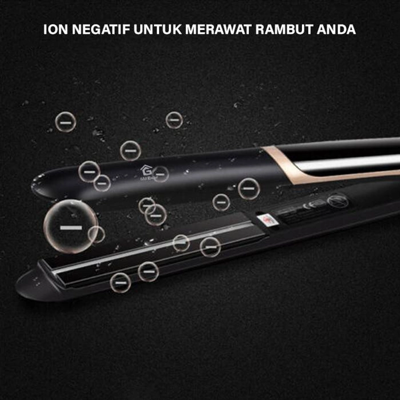 Product image GM Bear Catokan Rambut Inframerah 1335 - Vlasy Hair Straightener 30 x 6 x 10 Cm Black