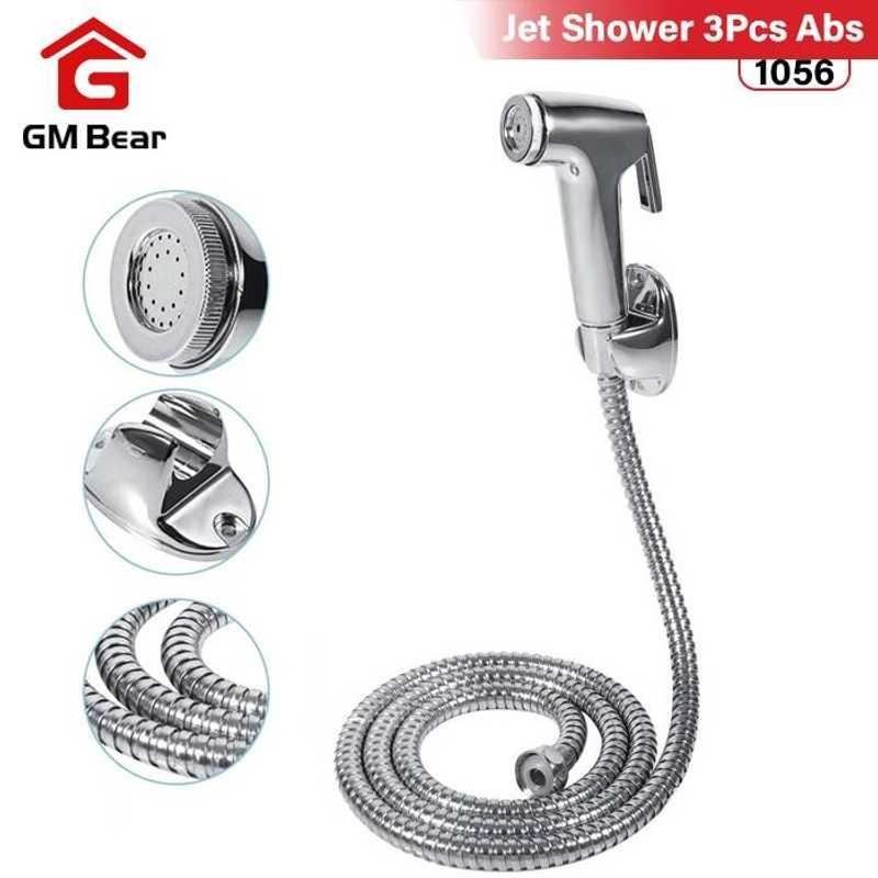 Product image GM Bear Jet Shower Closet Toilet 1056 - Set Kepala Jet Shower 9 x 24 x 5 Cm Silver
