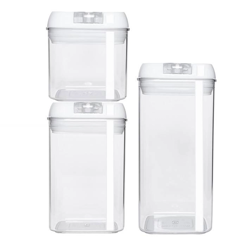 Product image GM Bear Toples Makanan Set isi 4pcs 1301 - Food Container Storage Set 21 x 10 x 32 Cm White