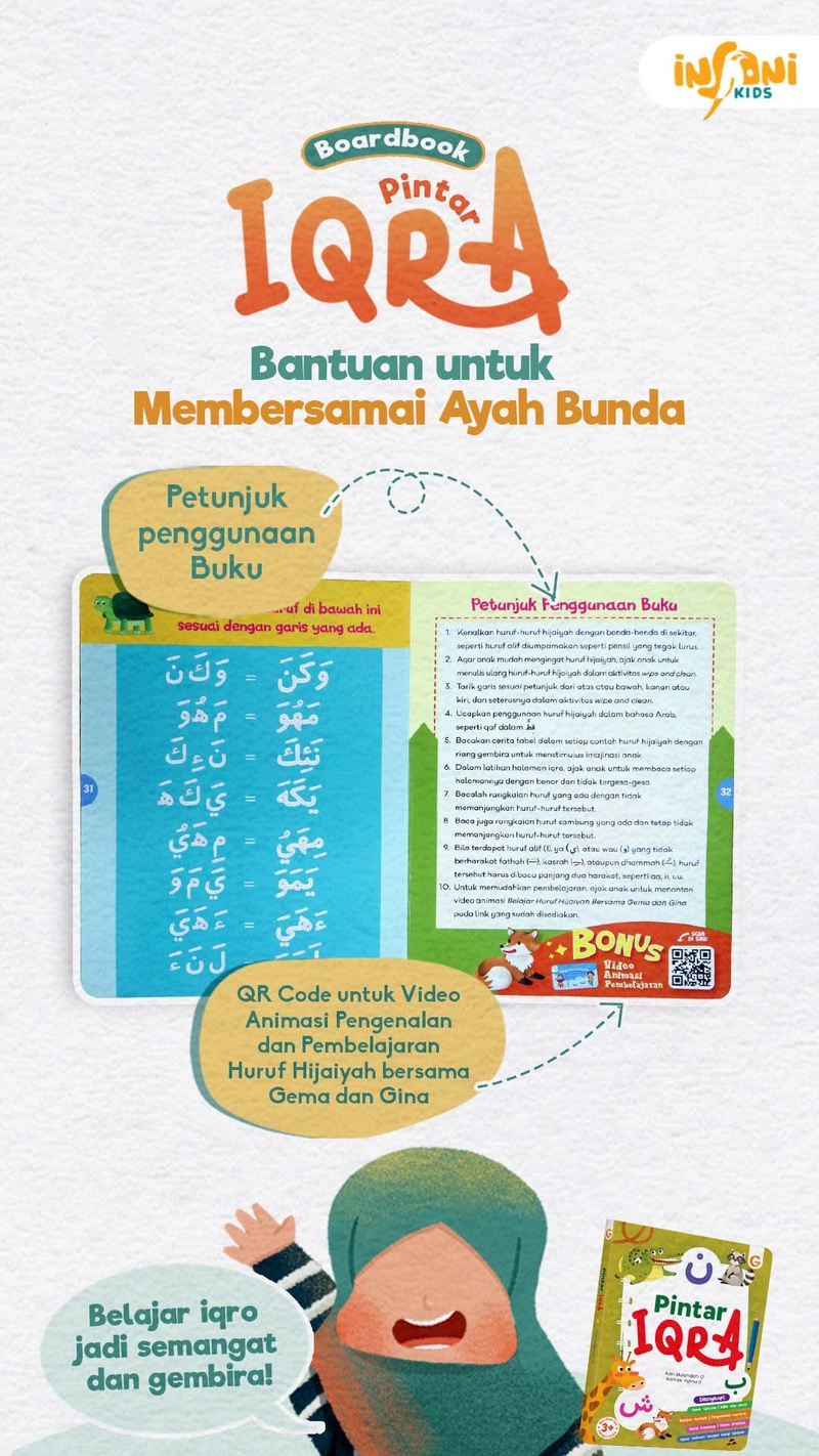 Product image Gema Insani - Boardbook Pintar Iqra 1