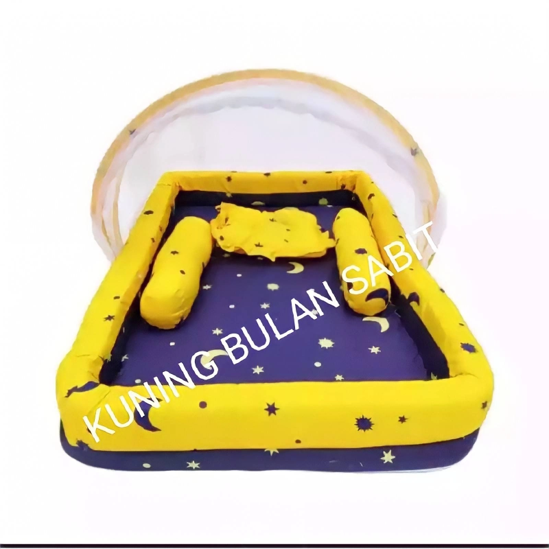 Product image Gorden Sahabat - Kasur Bayi Set Bantal Guling Kelambu 57 x 87 Blue Yellow Star