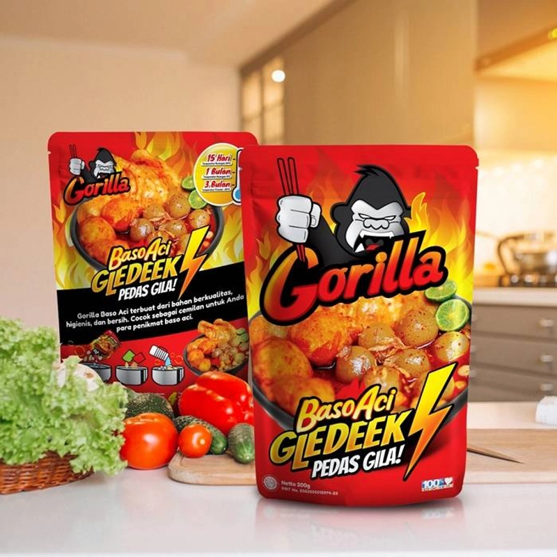 Product image Gorilla Baso Aci Gledeek 200 Gr Gledeek