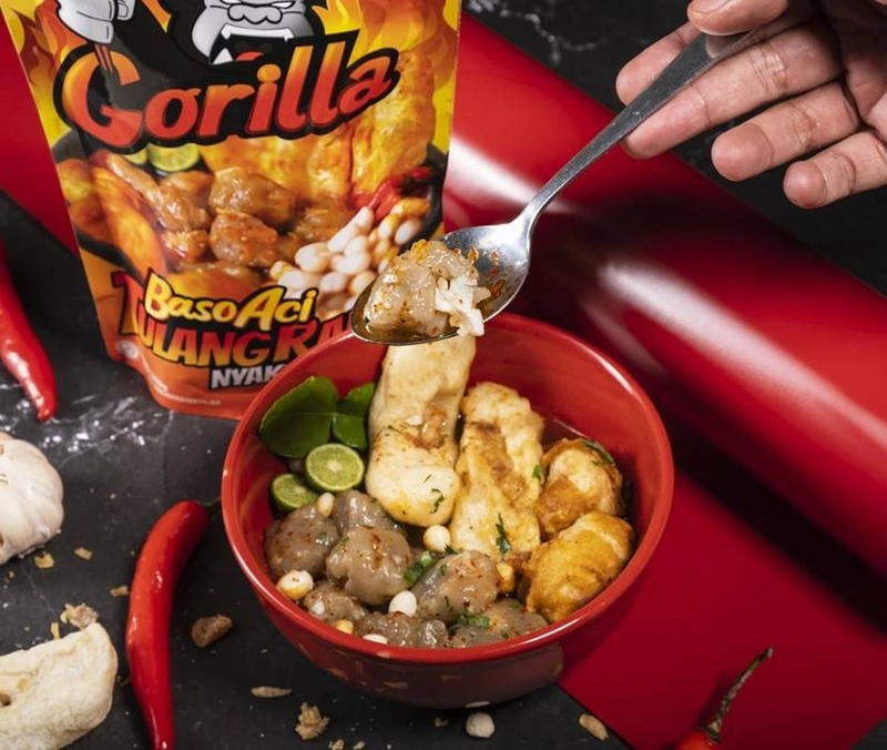 Product image Gorilla Baso Aci Tulang Rangu 200 Gr Tulang Rangu