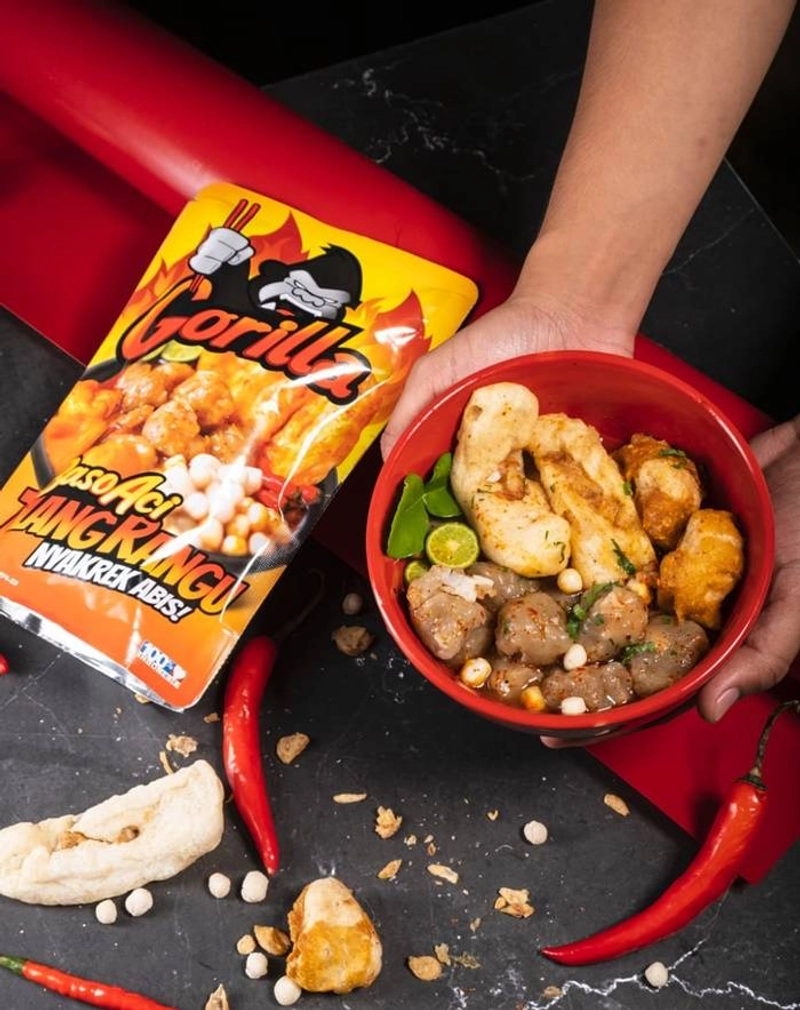 Product image Gorilla Baso Aci Tulang Rangu 200 Gr Tulang Rangu