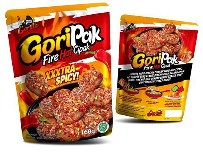 Product image Gorilla Aci Dempak GoriPak 160 Gr Fire Hot Cipak