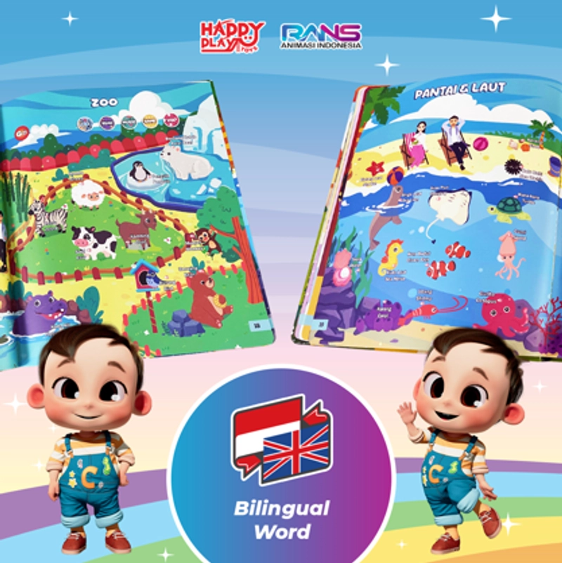 Product image HAPPY PLAY INDONESIA - Buku Ajaib Cipung Interaktif 500g Buku Ajaib Cipung