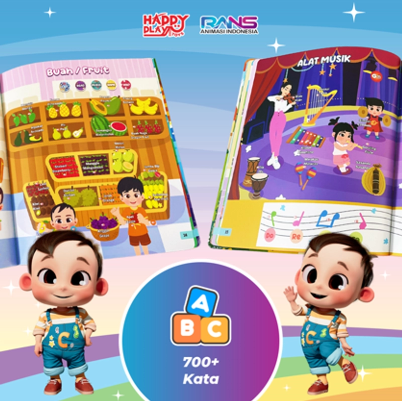 Product image HAPPY PLAY INDONESIA - Buku Ajaib Cipung Interaktif 500g Buku Ajaib Cipung