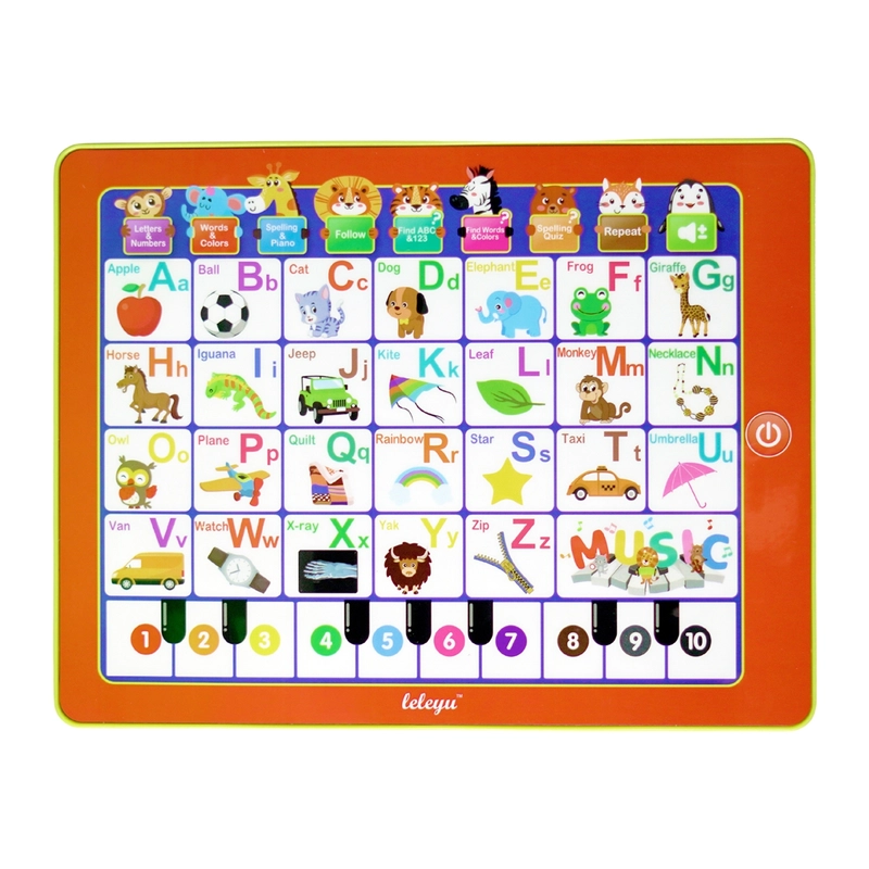 Product image HAPPY PLAY INDONESIA - Learning Pad Anak Bersuara Mainan Interaktif Edukasi 250g LWP307 Learning Pad