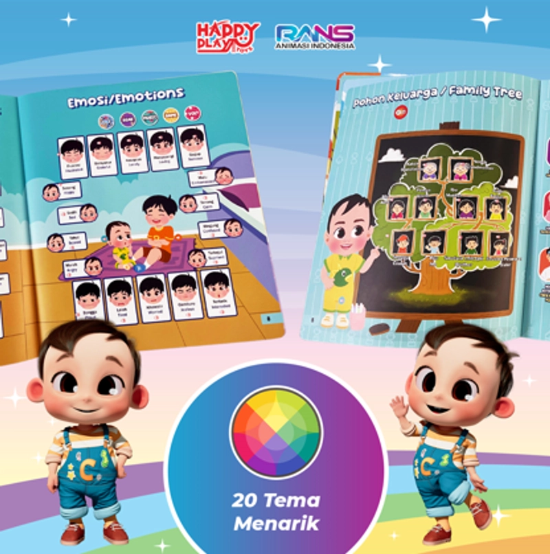 Product image HAPPY PLAY INDONESIA - Buku Ajaib Cipung Interaktif 500g Buku Ajaib Cipung