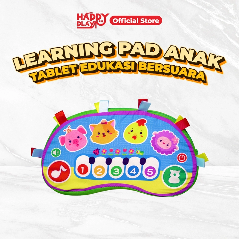 Product image HAPPY PLAY INDONESIA - Softpad Bersuara Anak 250g WP9904 Soft Pad