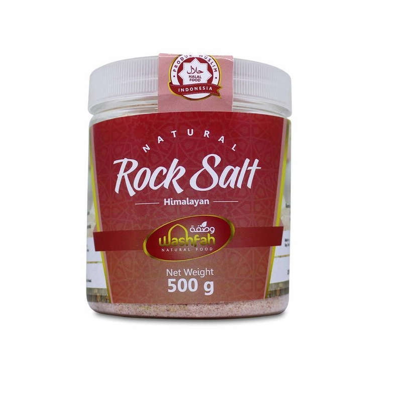 Product image Halal Store 5F Bin Mouiz - Washfah Garam Himalayan 500gr Natural Rock Salt