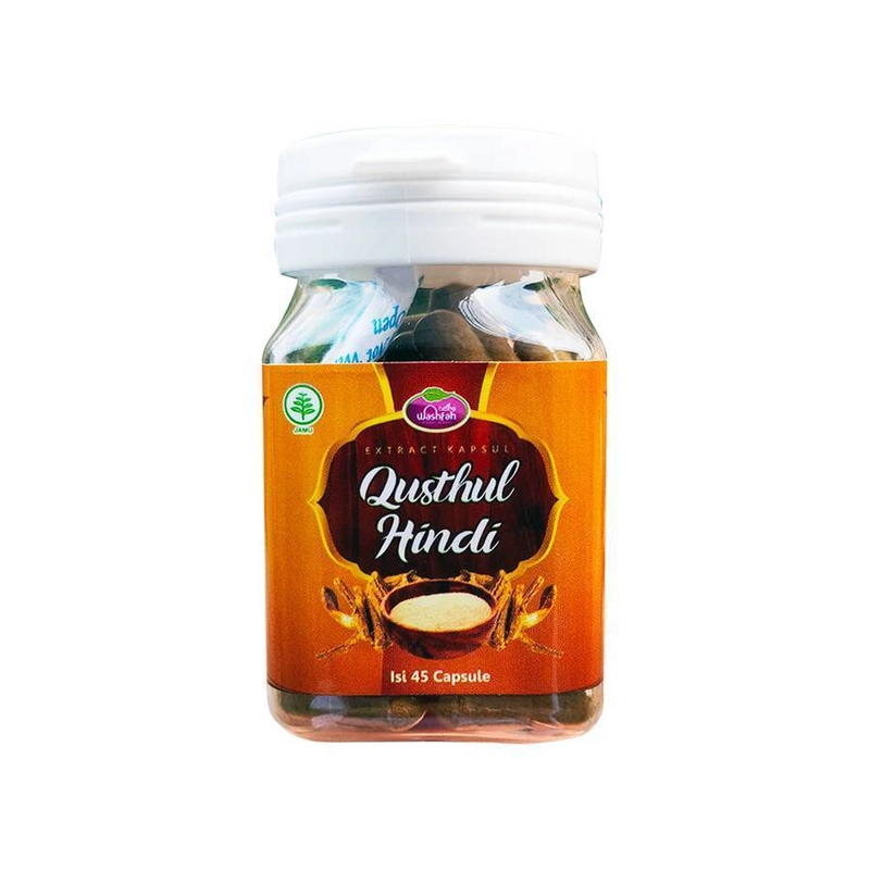 Product image Halal Store 5F Bin Mouiz - Washfah Kapsul Qusthul Hindi 45 Kapsul Qusthul Hindi