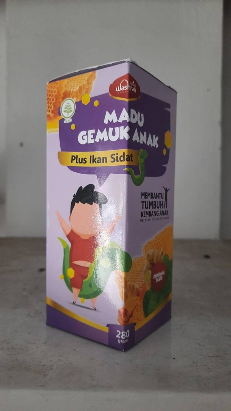 Halal Store 5F Bin Mouiz - Washfah Madu Gemuk Anak Plus Ikan Sidat 280gr Manis