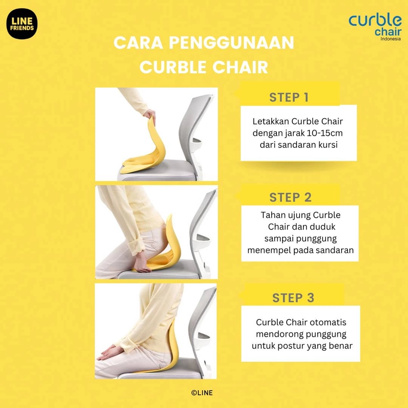 Product image Curble Chair LINE&FRIENDS Series - Sally (LIMITED EDITION) all variant all variant