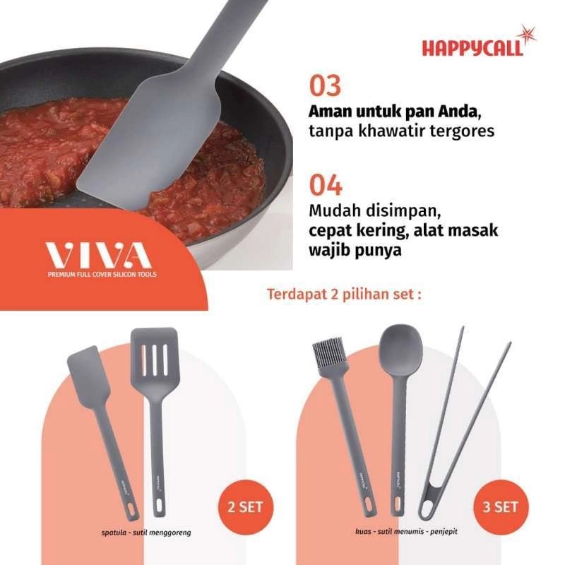 Product image HC VIVA SILICONE COOKING TOOLS SET 3 PCS 4900-0114 all variant all variant