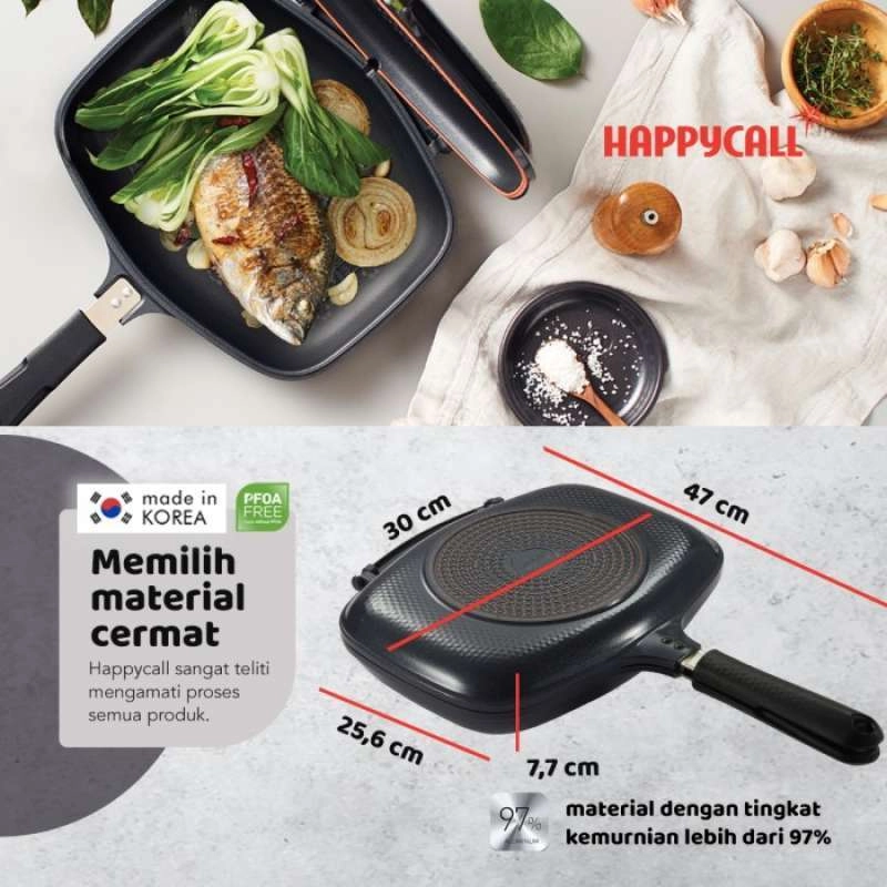 Product image HC SYNCHRO IH DOUBLE PAN JUMBO GRILL SHINE BLACK 3002-0127 all variant all variant