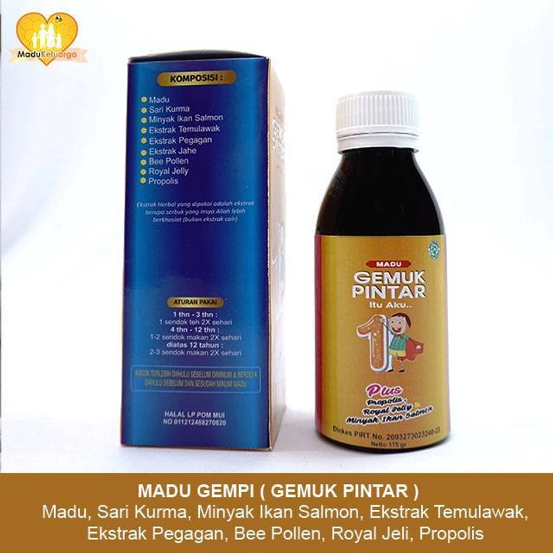 Product image Hei Honey - Madu Gempi Gemuk Pintar ( Madu Anak ) 175 gr