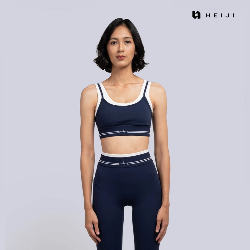 Product image HEIJI - SoftLayer Bra Top | Sport Bra Wanita Medium Support XL Navy