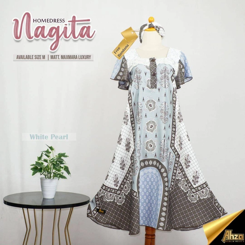 Product image Heppinn - Homedress Nagita M White Pearl