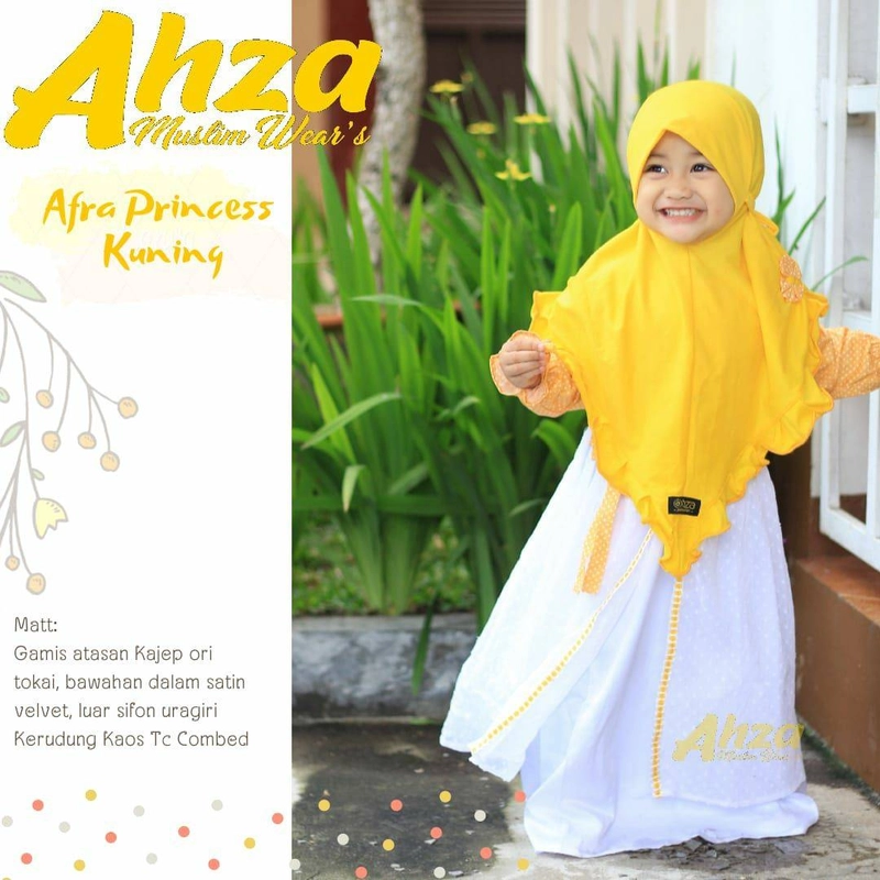 Product image Heppinn - Gamis Anak Afra XXL Kuning