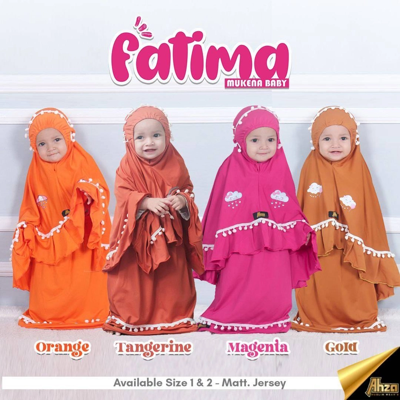 Product image Heppinn - Mukena Baby Fatima 1 Gold