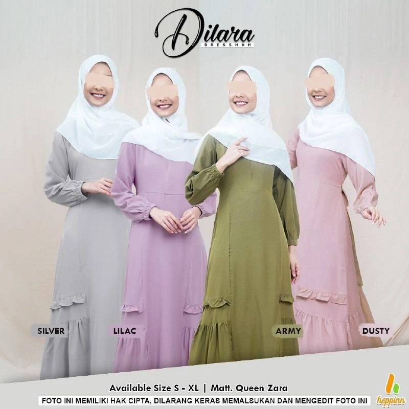Product image Heppinn - Gamis DILARA XL Silver