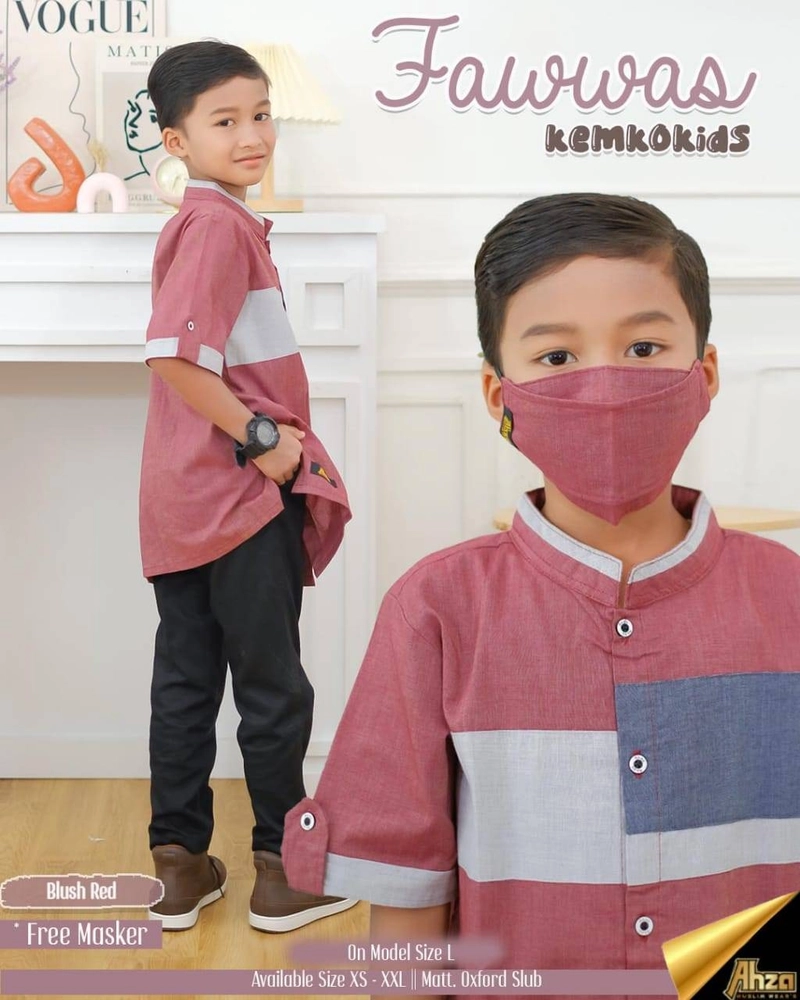 Product image Heppinn - KEMKO KIDS FAWWAS S BLUSH RED