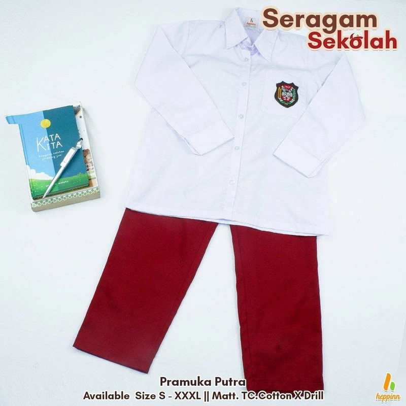 Product image Heppinn - Seragam Merah Putih Putra S Kemeja