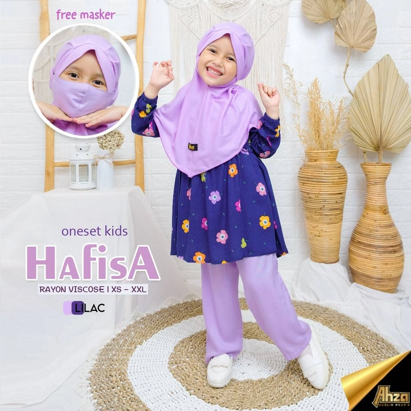 Product image Heppinn - Oneset Kids Hafisa XS LILAC