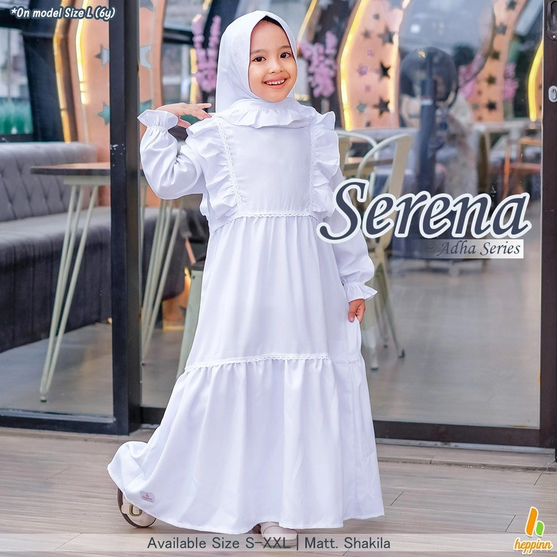Product image Heppinn - ADHA SERIES GAMIS KIDS SERENA S Putih