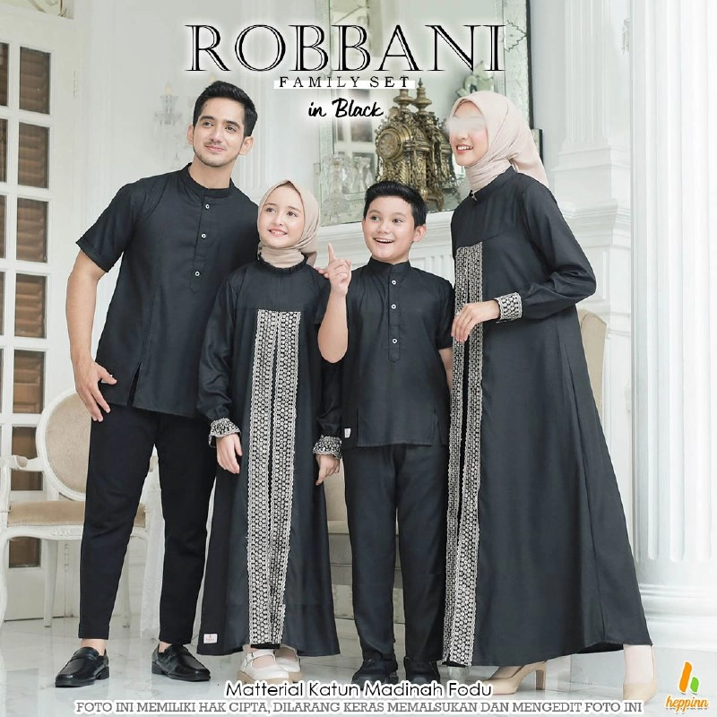 Product image Heppinn - FAMILY SET ROBBANI - SET KEMKO KIDS S WHITE