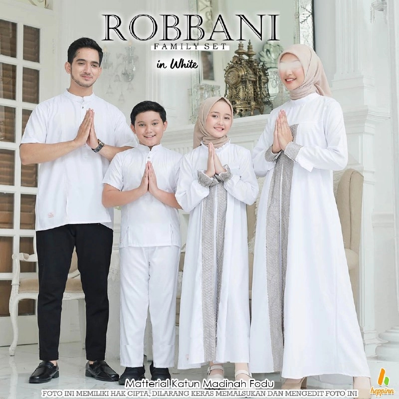 Product image Heppinn - FAMILY SET ROBBANI - GAMIS MOM S WHITE