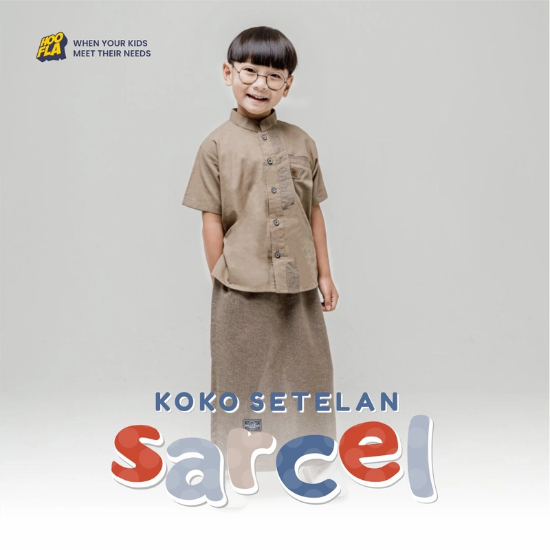 Product image Hoofla Official - New Koko Setelan Sarcel M (NKH 08) Sand Castle