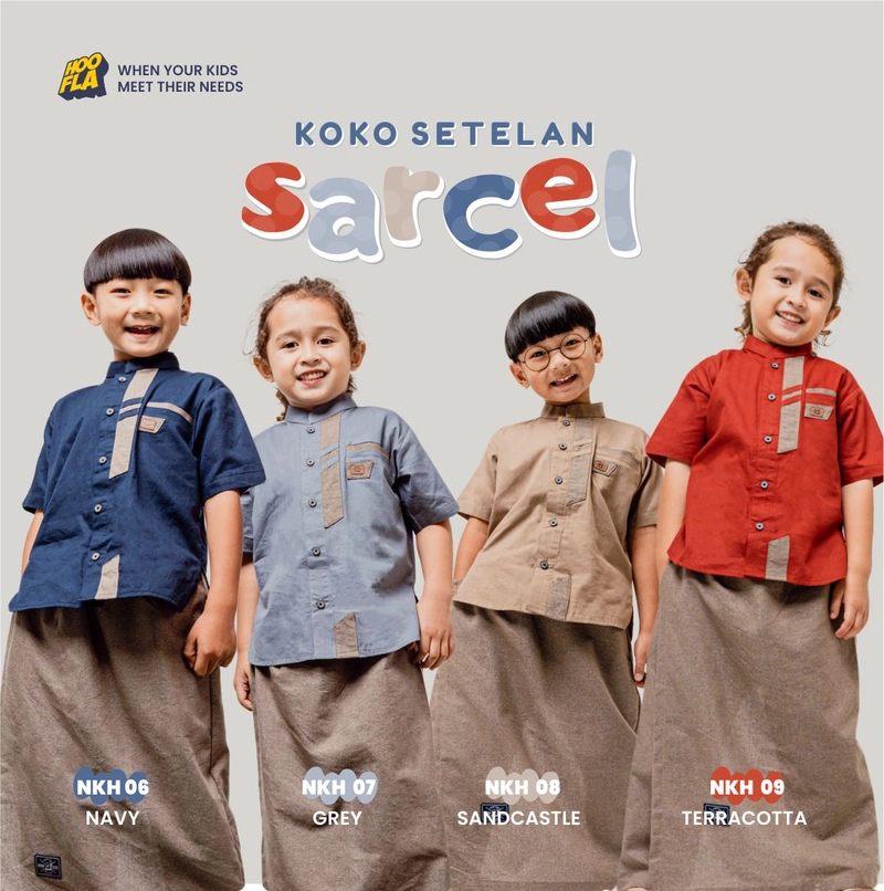 Product image Hoofla Official - New Koko Setelan Sarcel M (NKH 08) Sand Castle