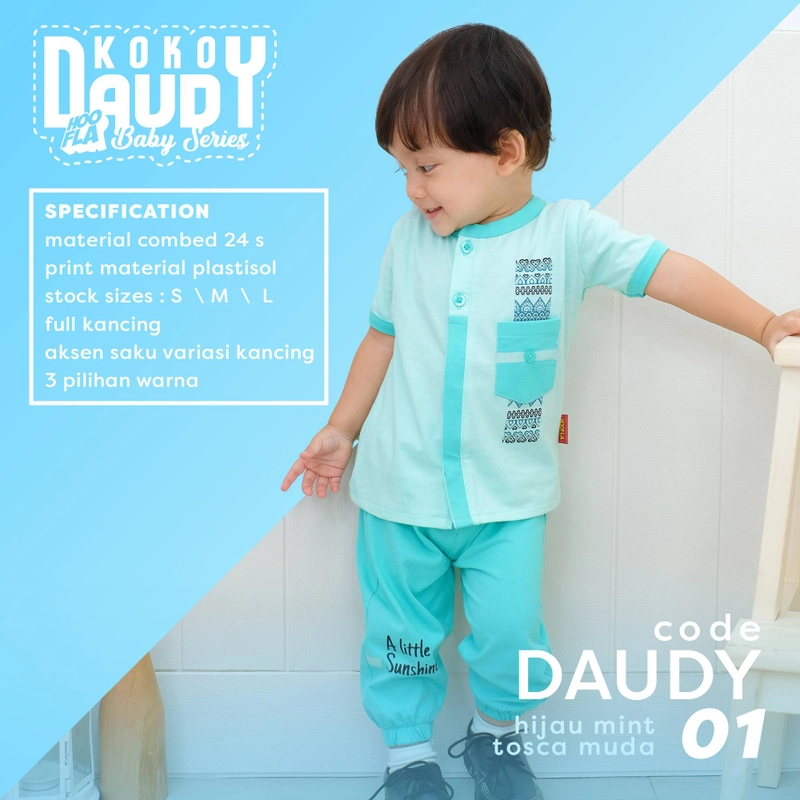 Product image Hoofla - Setelan Koko Anak Daudy S Hijau Mint