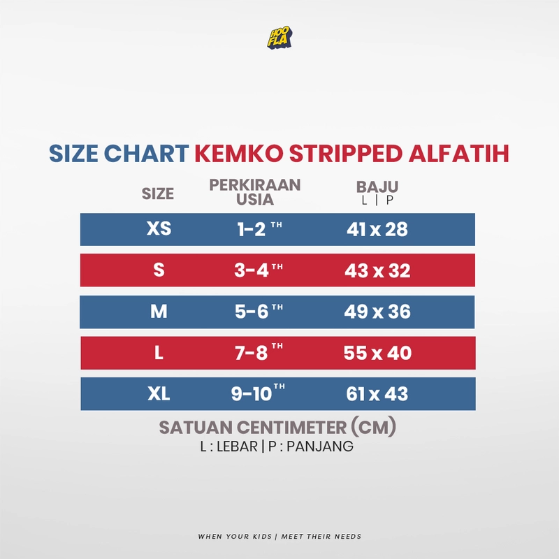 Product image Hoofla - MSA 01 kemko stripped alfatih XS red-white
