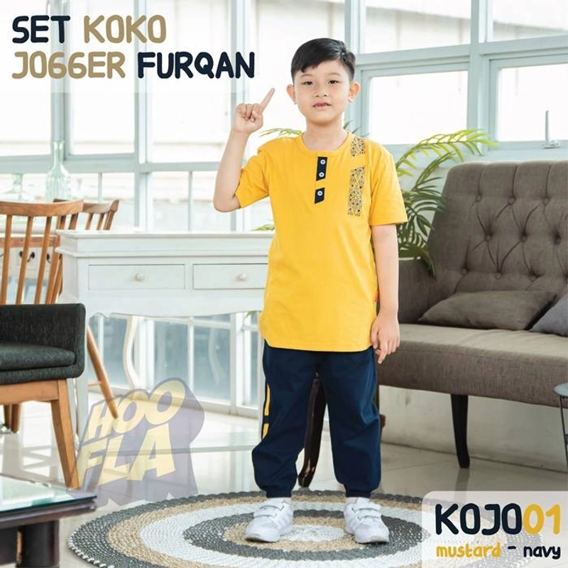 Product image Hoofla - KOJO 01 Koko Jogger Furqon XL Mustard - Navy