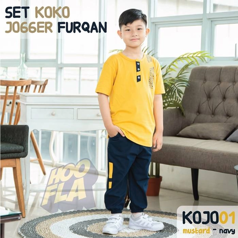 Product image Hoofla - KOJO 01 Koko Jogger Furqon XL Mustard - Navy