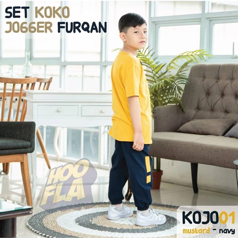 Product image Hoofla - KOJO 01 Koko Jogger Furqon XL Mustard - Navy