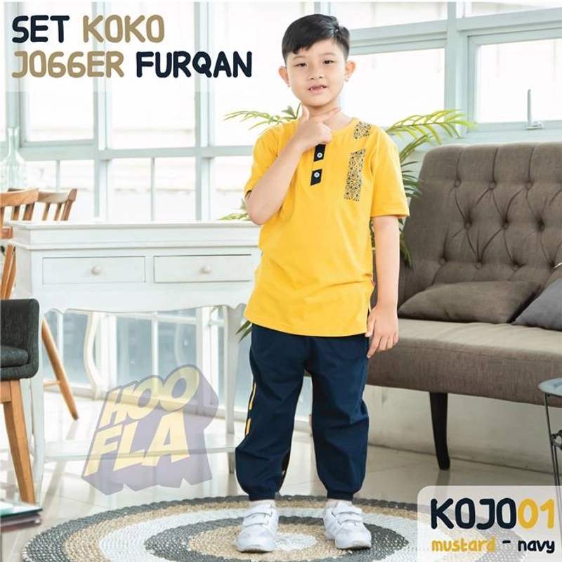 Product image Hoofla - KOJO 01 Koko Jogger Furqon XL Mustard - Navy