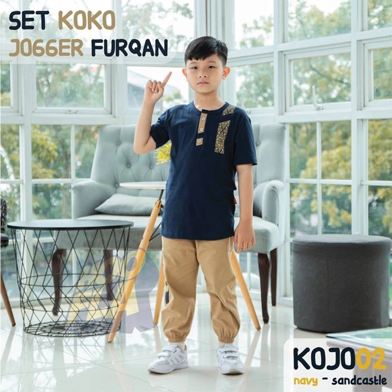 Product image Hoofla - KOJO 02 Koko Jogger Furqon XL Navy - Sandcastle