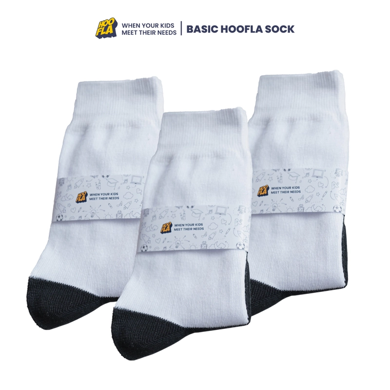 Product image New Basic Hoofla Sock all variant Putih-Hitam