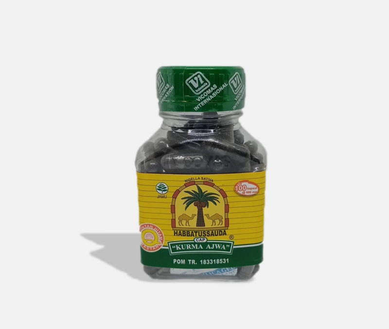 Product image ToqoHerbal - Habbatussauda Kurma Ajwa 100 Kps